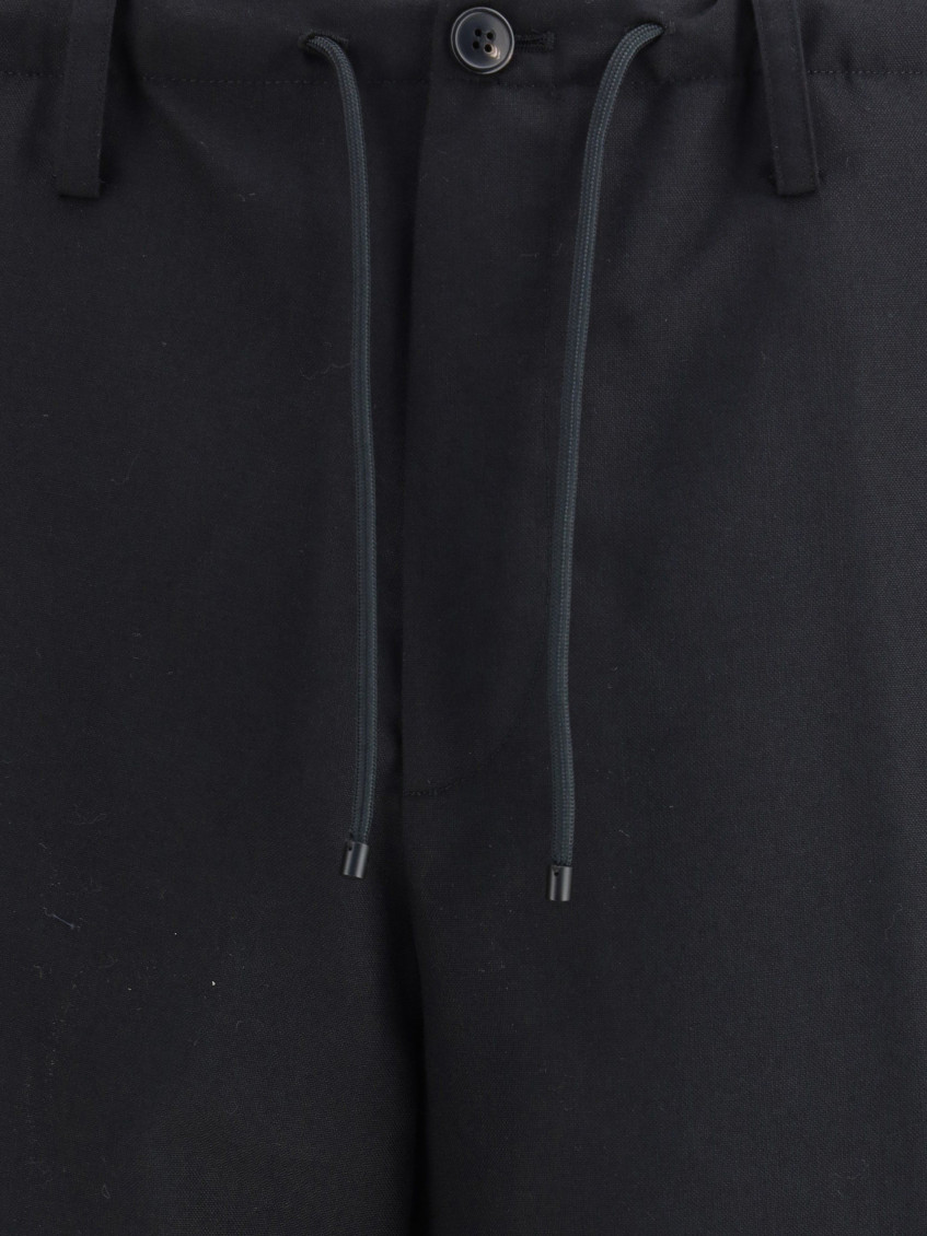 Dries Van Noten - drawstring waist straight leg trouser