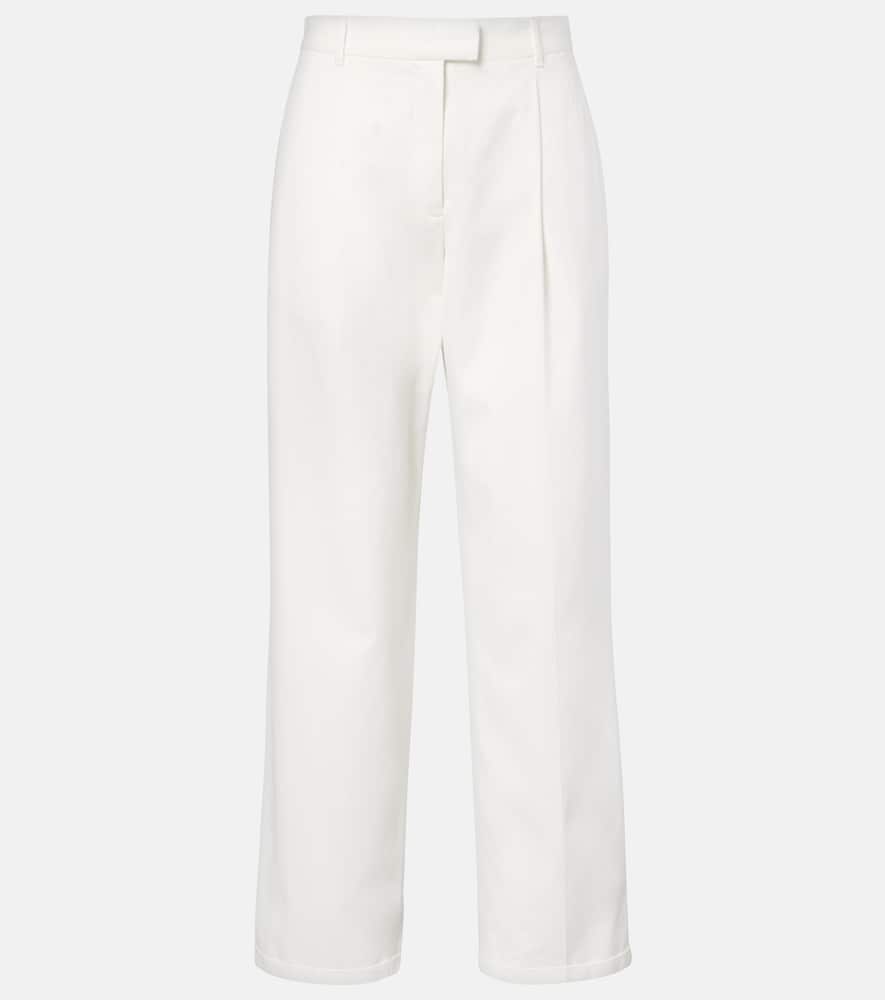 Neriah cotton and cashmere straight pants