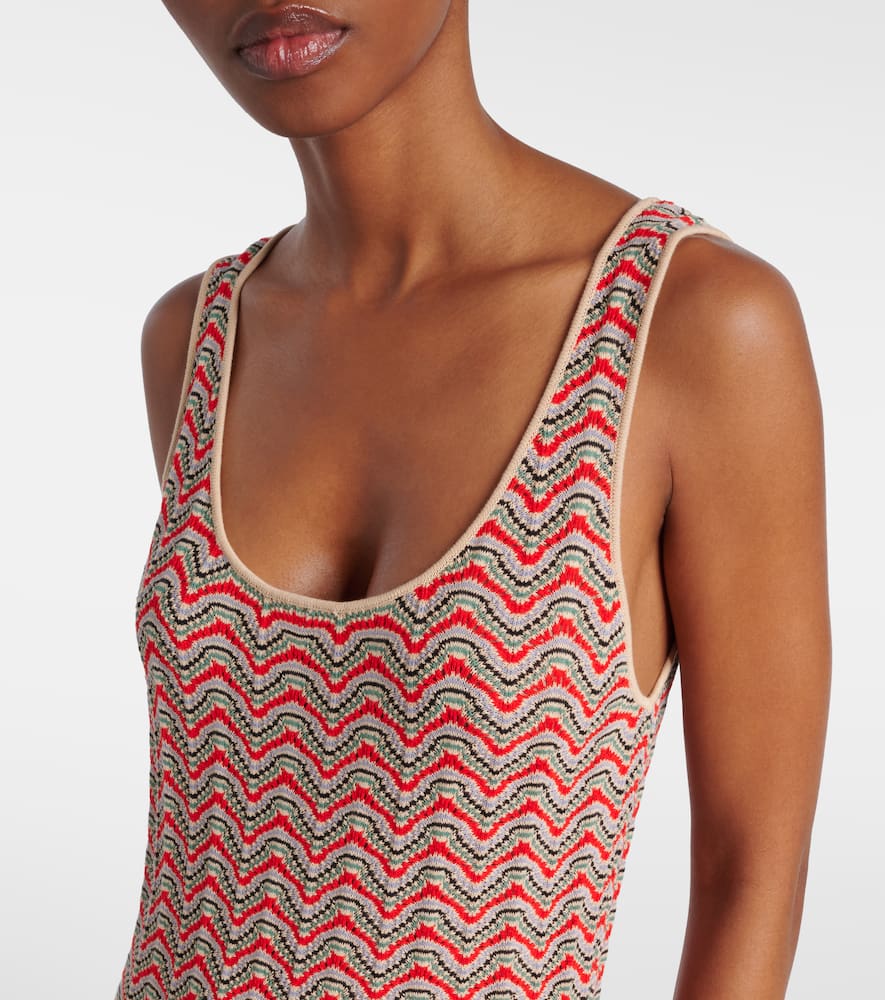 Bondi open-knit cotton maxi dress