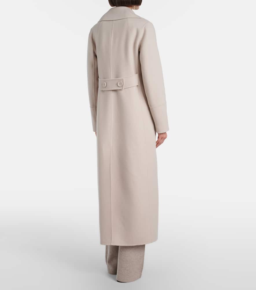 Custodi double-breasted virgin wool coat