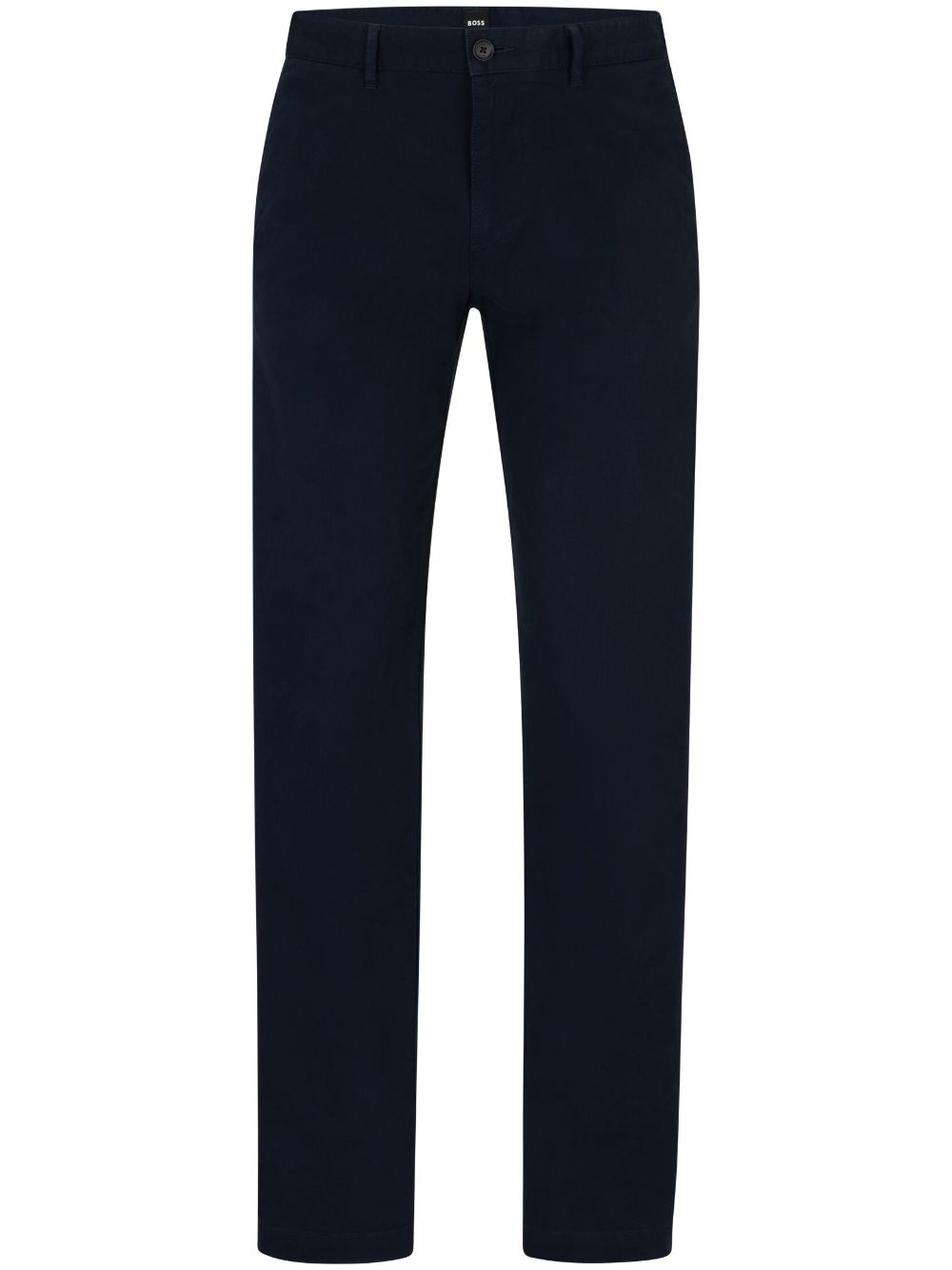 Mid-rise straight-leg chinos - Blue