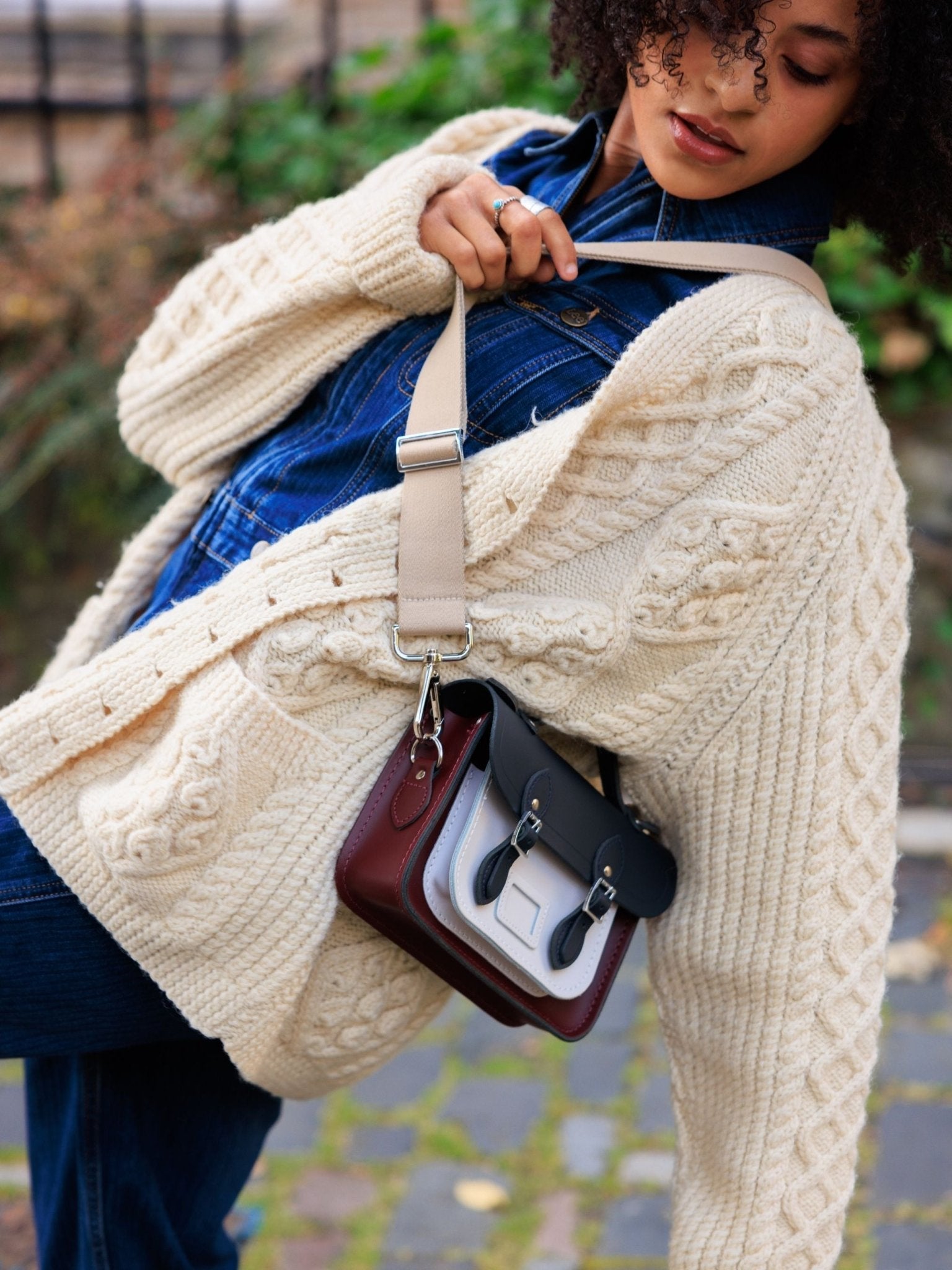 The Mini - Clay, Oxblood & Navy