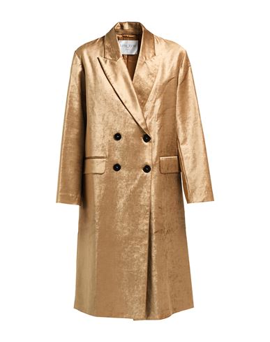 Forte_forte Woman Coat Camel Size 3 Cotton, Viscose, Elastane