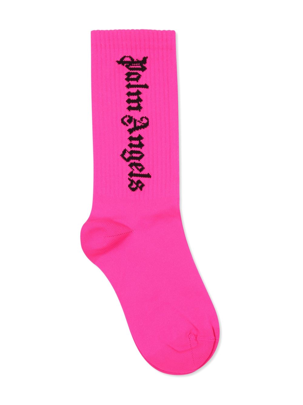 Logo-intarsia socks - Pink