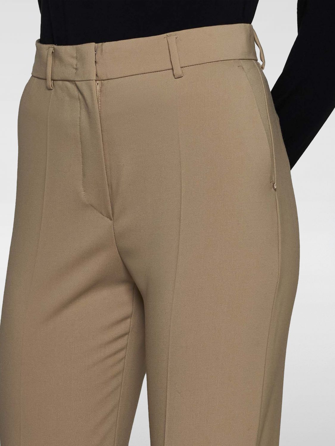 Pants Woman color Beige