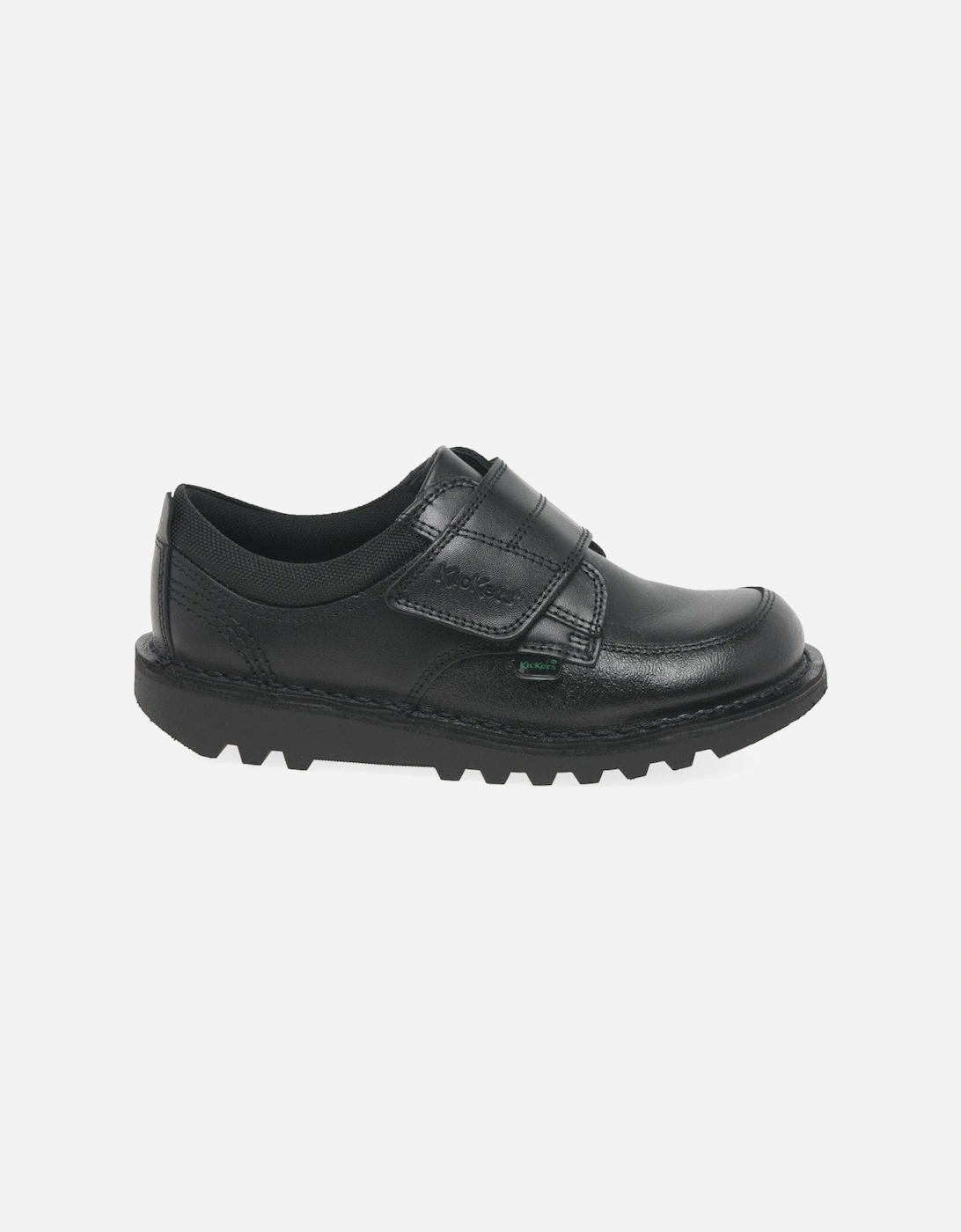 Kickers Boy's Kick Scuff Lo Boys Junior School Shoes - Black - : F Standard