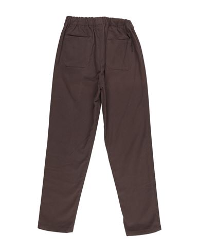 Kid Boy Pants Chocolate brown Size 10 Modal, Cotton, Elastane