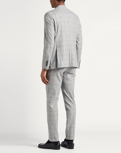 Man Suit Grey Size 42 Wool, Virgin Wool, Elastane