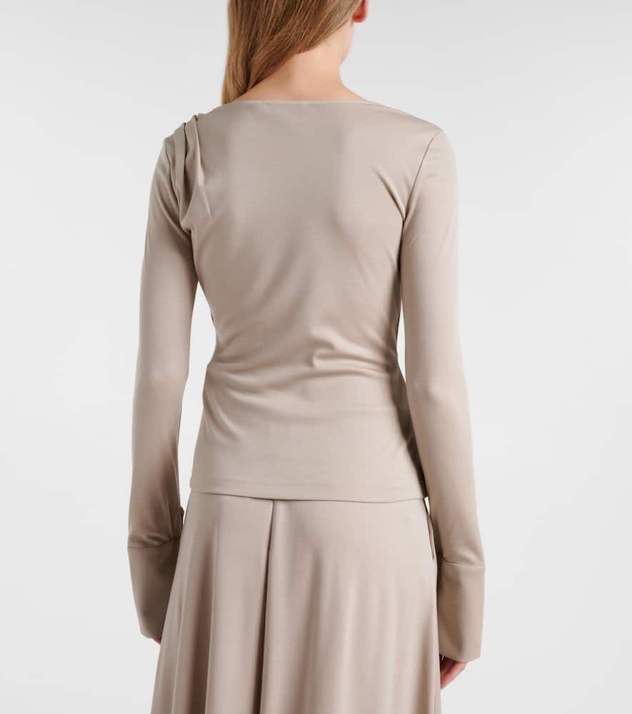 Adagio virgin wool wrap top