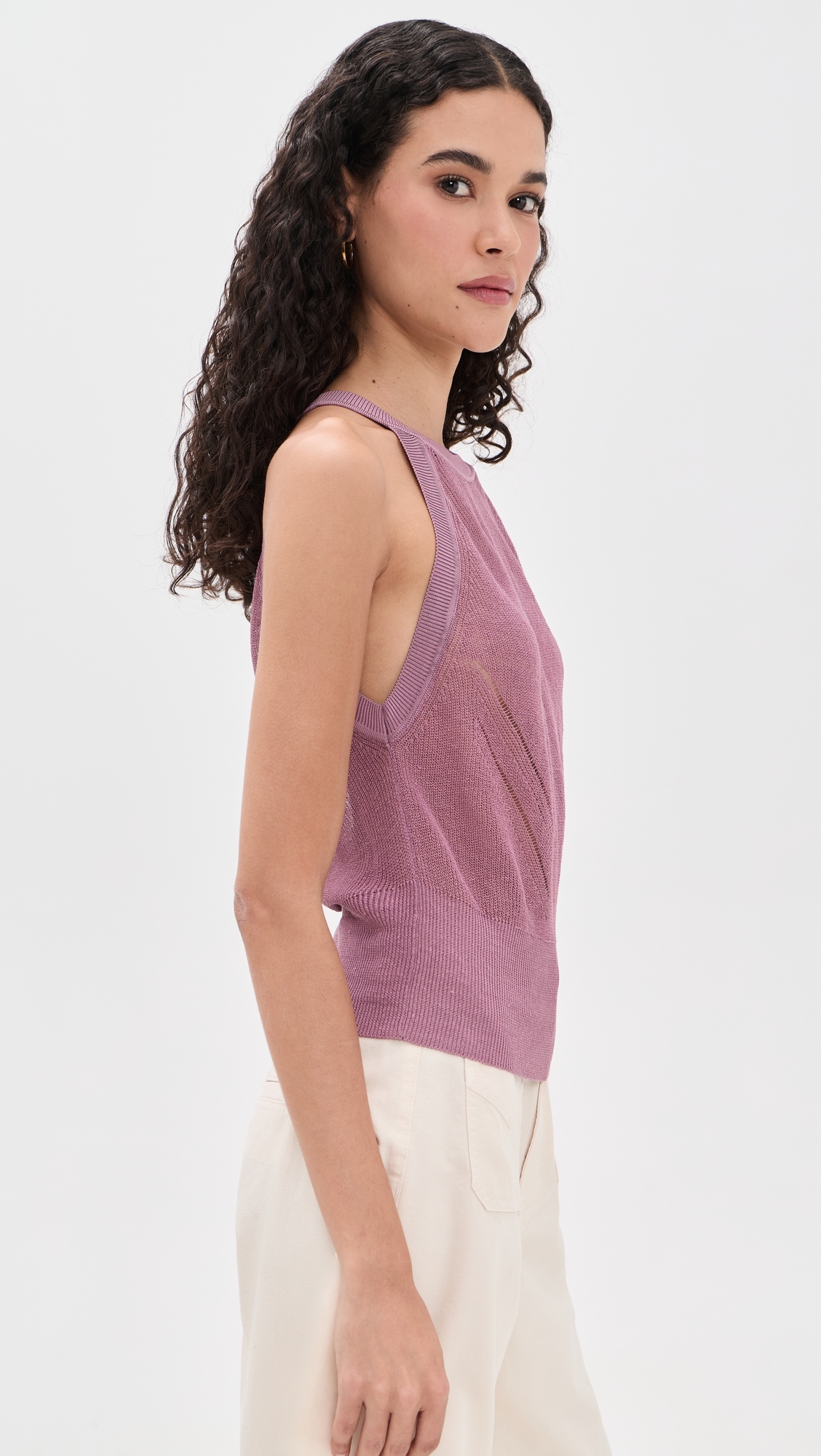 Solomon Knit Tank Orchid Haze