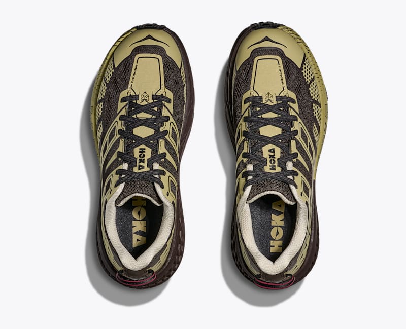 HOKA Speedgoat 2 Shoes in Cast Iron/Oatgrass