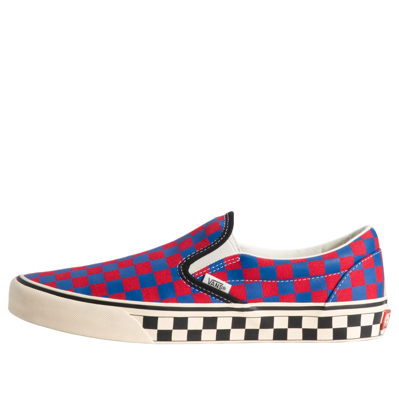 Classic Slip-On Checkerboard 'Red Blue'