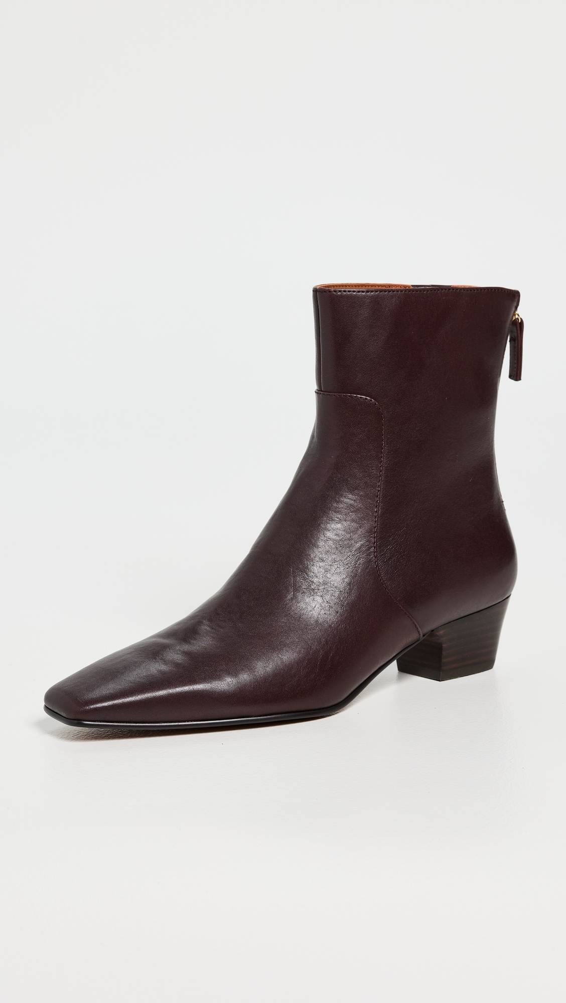 The Lexie Ankle Boots in Leather Turkish Coffee