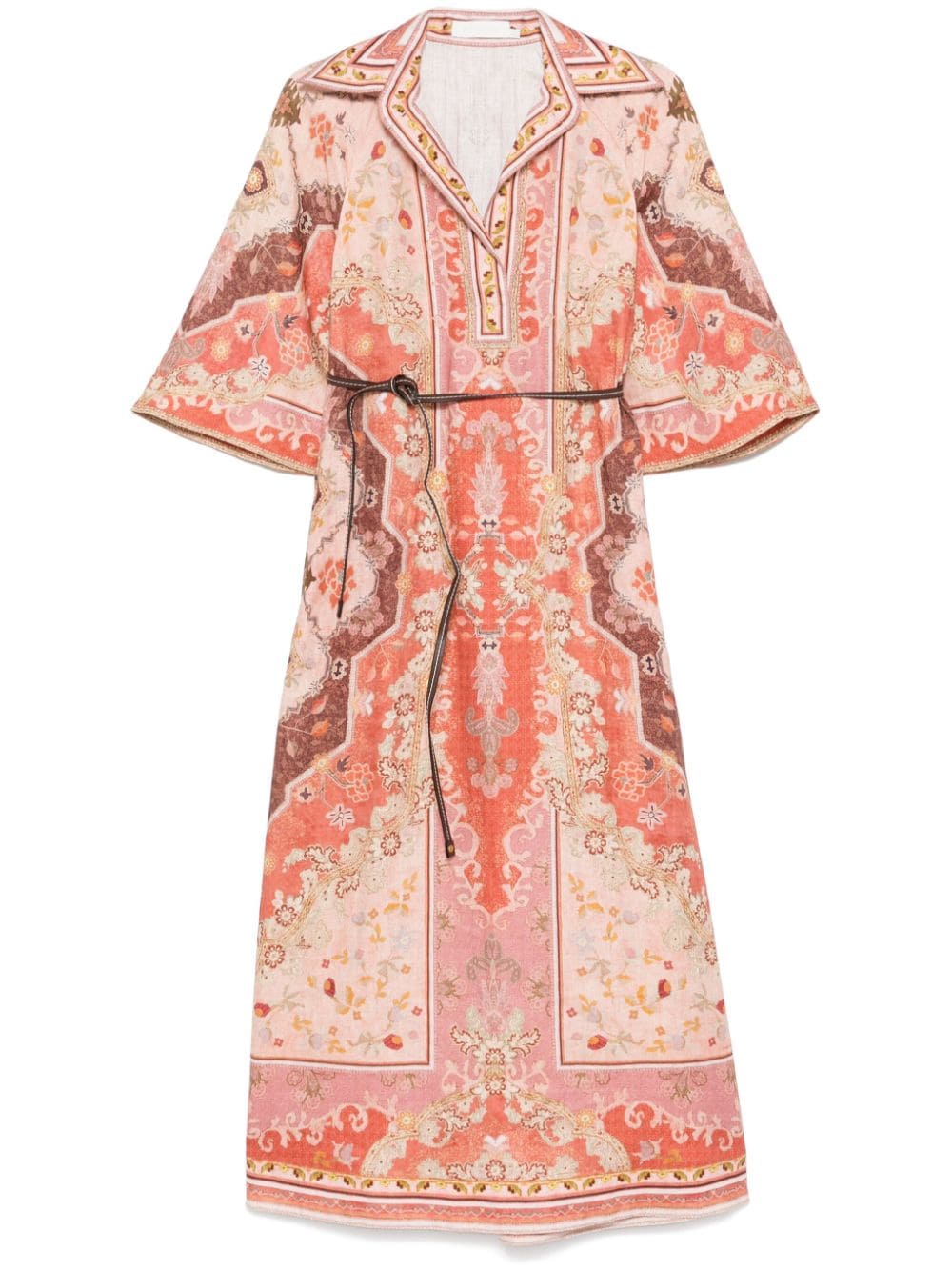 Wylie midi dress - Red