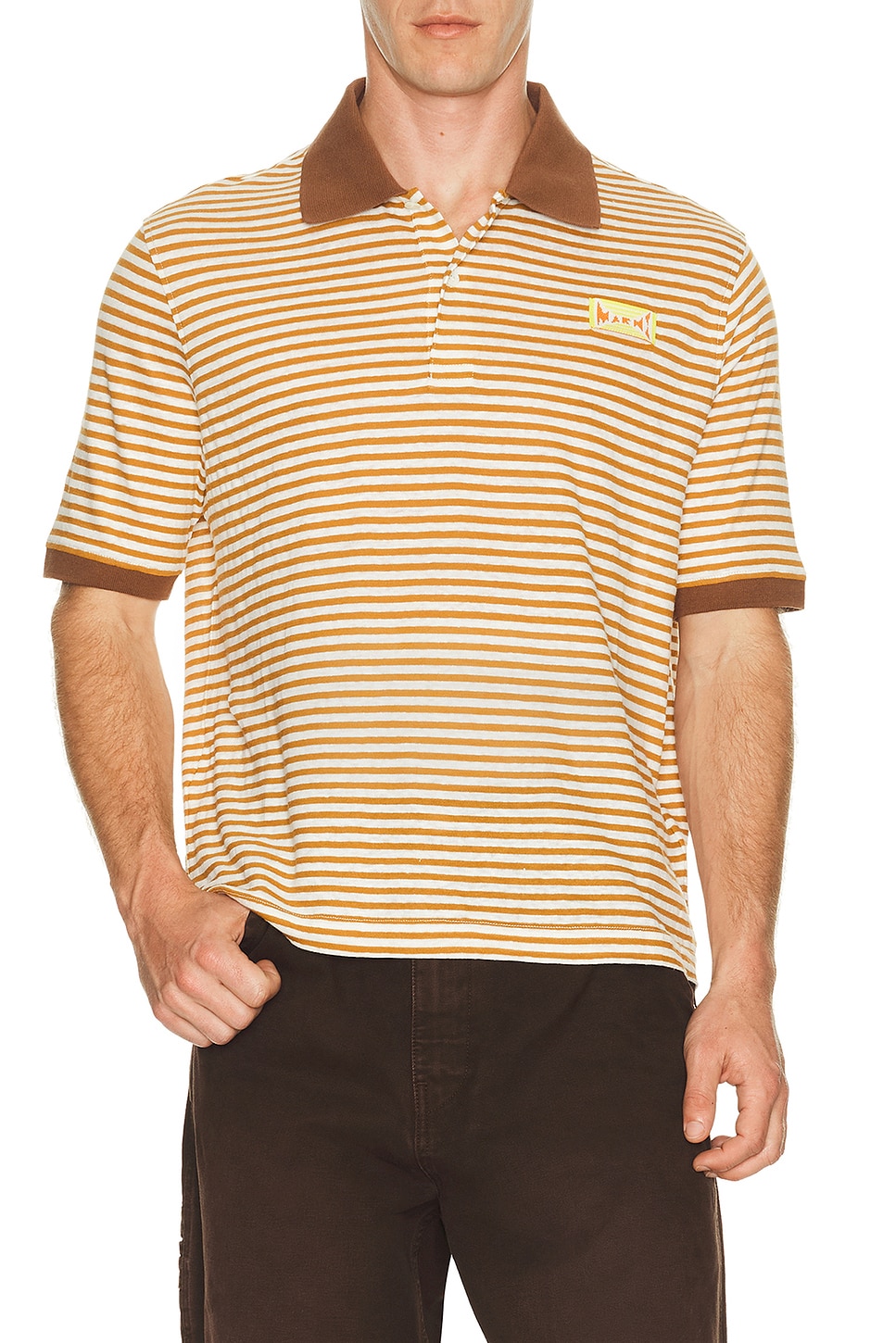 Marni POLOHEMD POLO in Senf - Mustard. 50 also