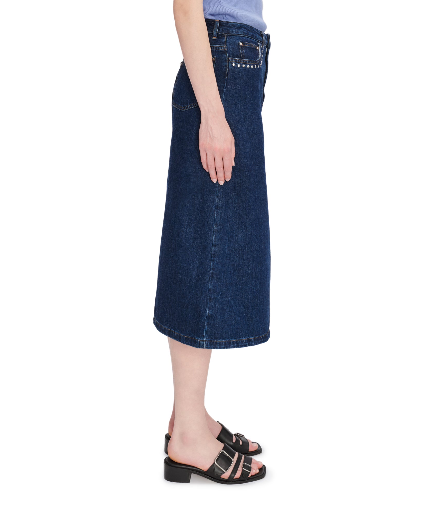 A. P.C. Redwood skirt 34 IAL - Stonewashed indigo