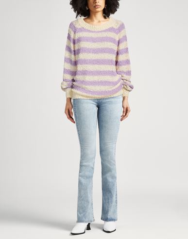 Woman Sweater Lilac Size ONESIZE Cotton, Polyamide