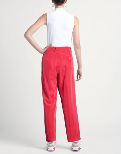 Woman Pants Red Size 6 Modal, Polyester, Cotton