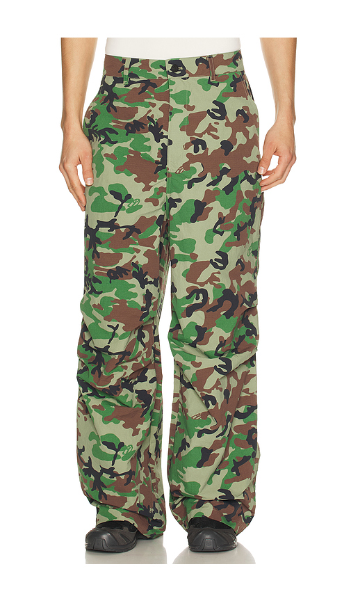 Babylon Ripstop Camo Pants in Green,Brown. 30. Also