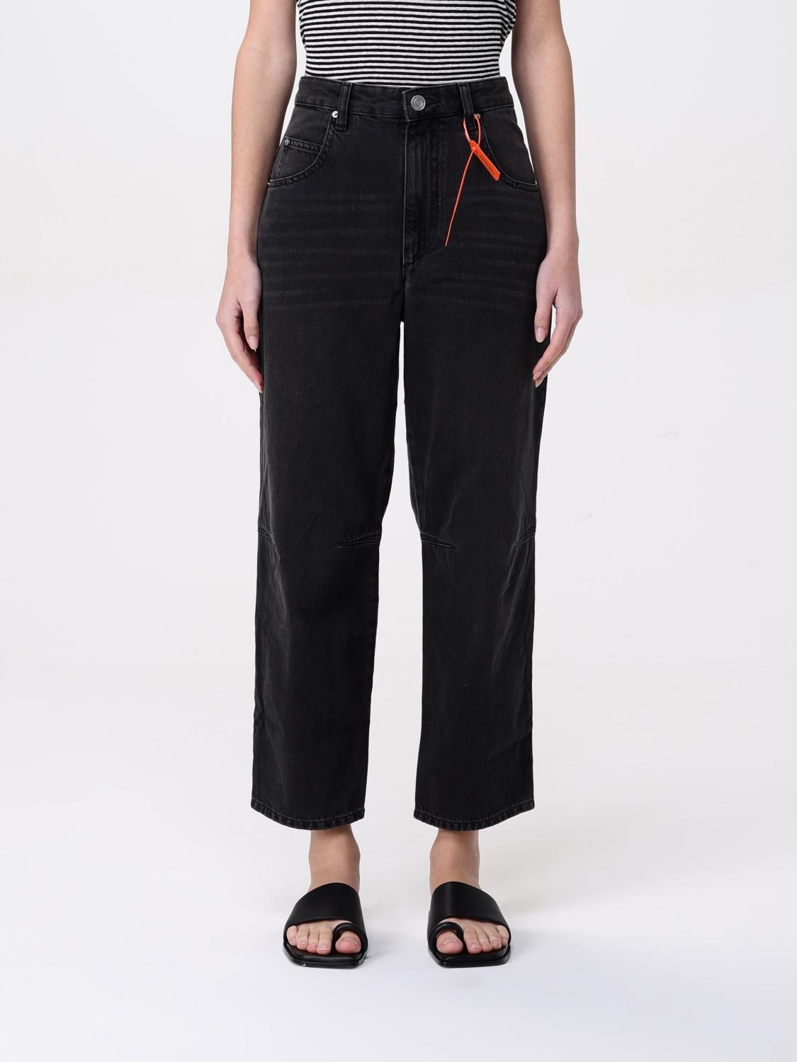 Jeans Woman color Black