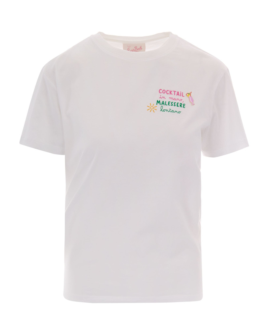 White Graphic Crew Neck T-Shirt