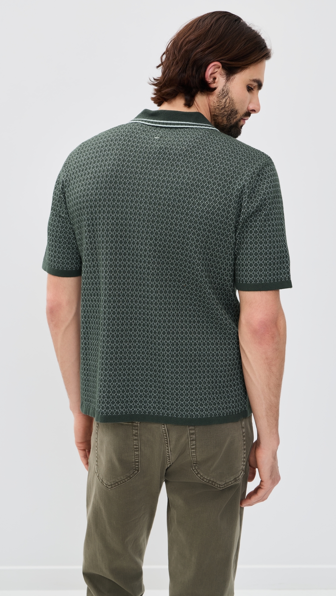 Harvey Cross Stitch Camp Shirt Chgr