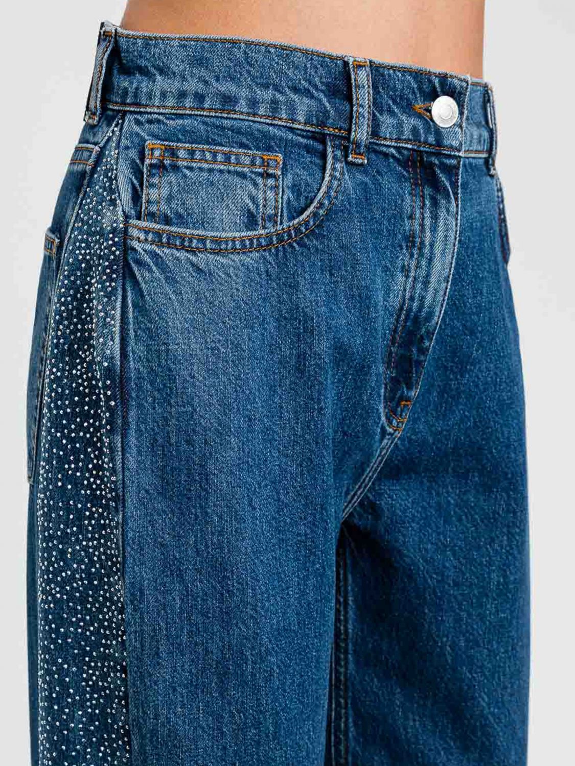 Jeans Woman color Denim