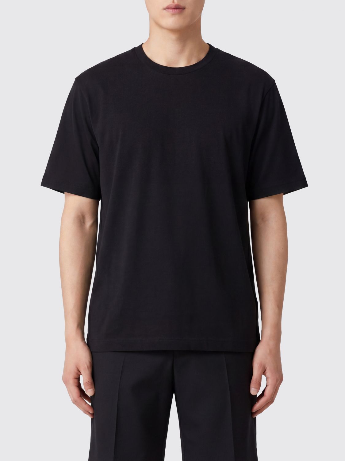 Round-neck cotton T-shirt - White