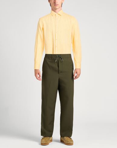 By Slowear Man Shirt Yellow Size 15 ¾ Linen