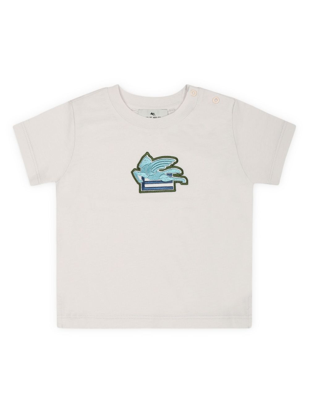 Pegaso-motif T-shirt - White