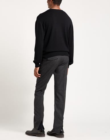 Man Sweater Black Size 46 Virgin Wool