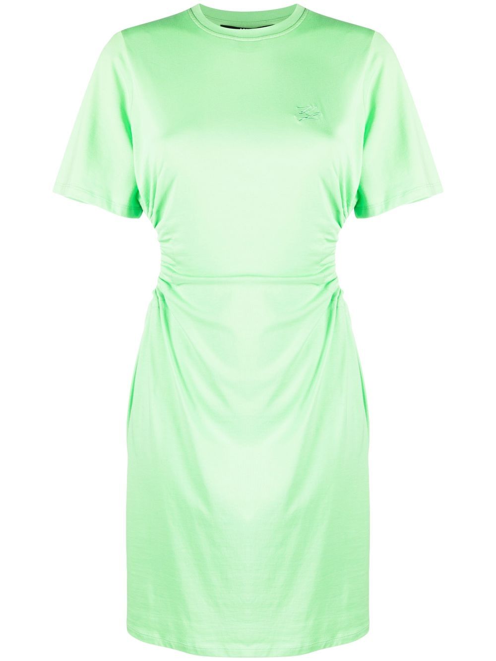 Jersey cut-out dress - Green