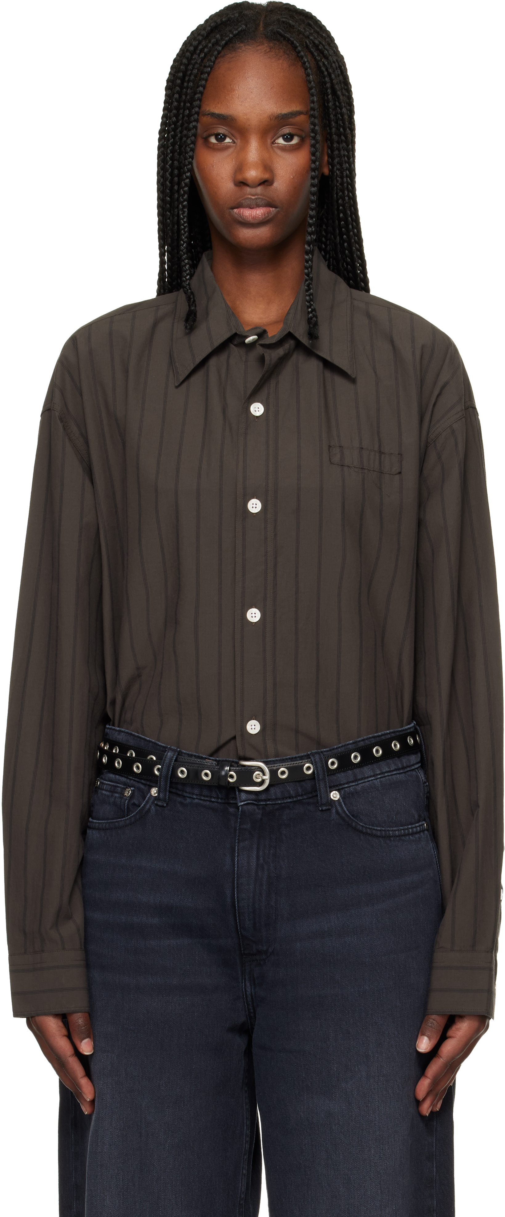 Brown Essay Shirt