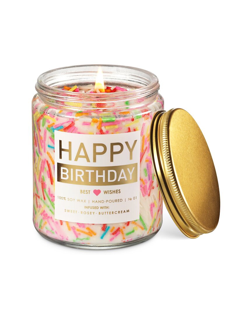 Happy Birthday Scented Sprinkles Candle Gift Set
