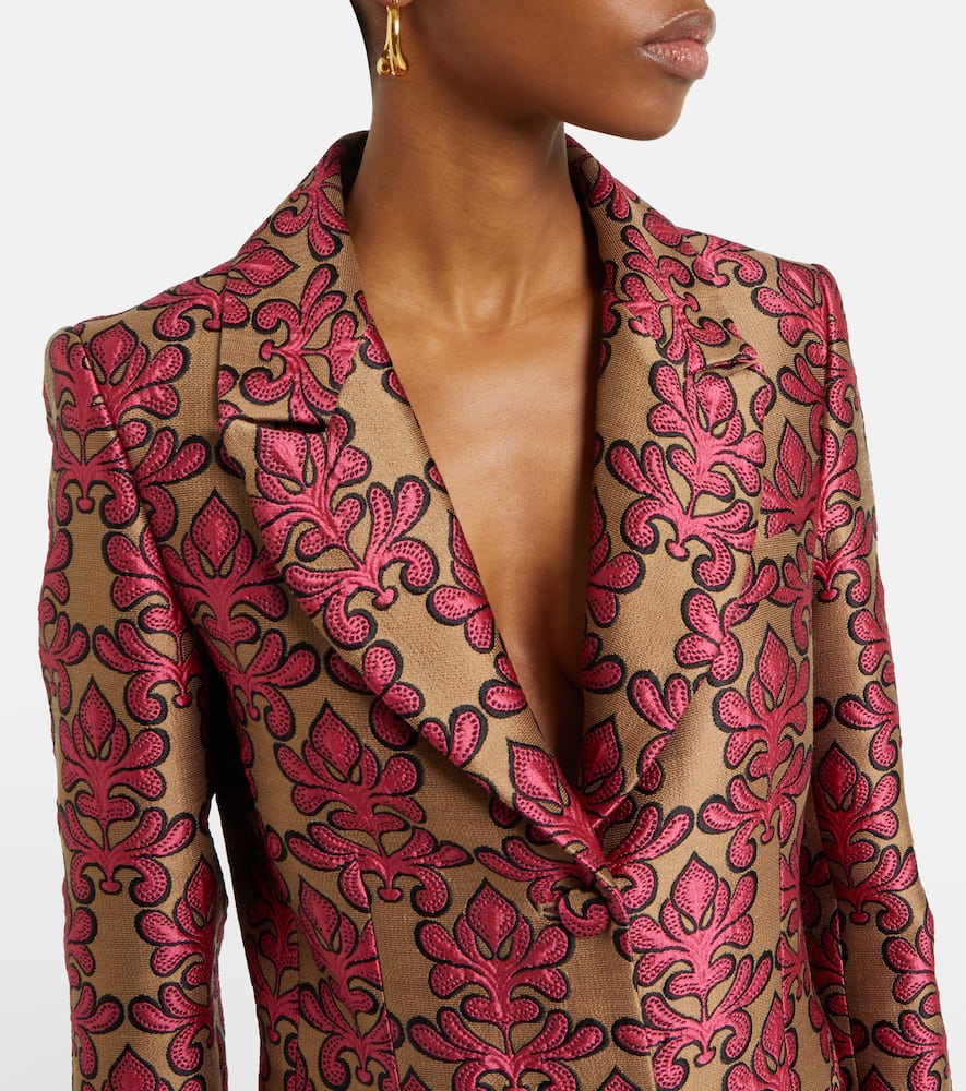 24/7 cotton jacquard blazer