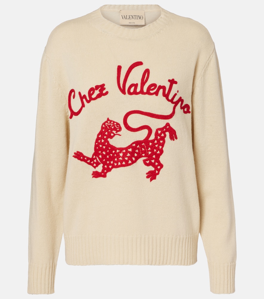 Chez virgin wool top