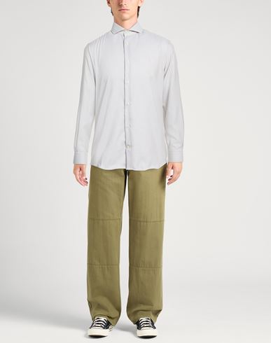 Man Shirt Light grey Size 15 ¾ Cotton