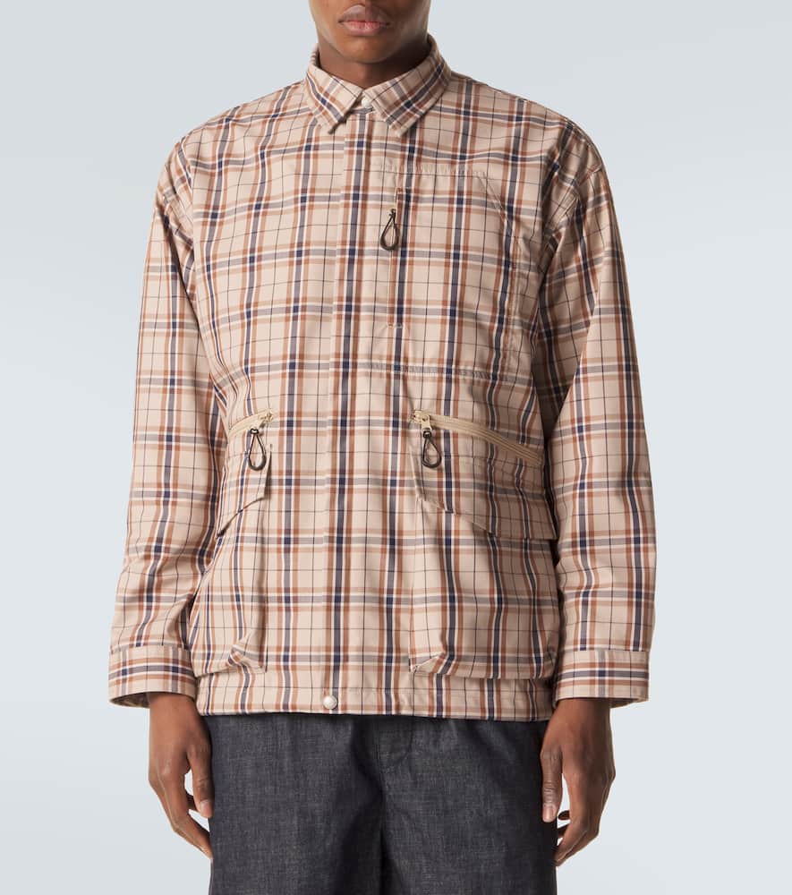 Comme des Garçons Homme Checked cotton-blend jacket