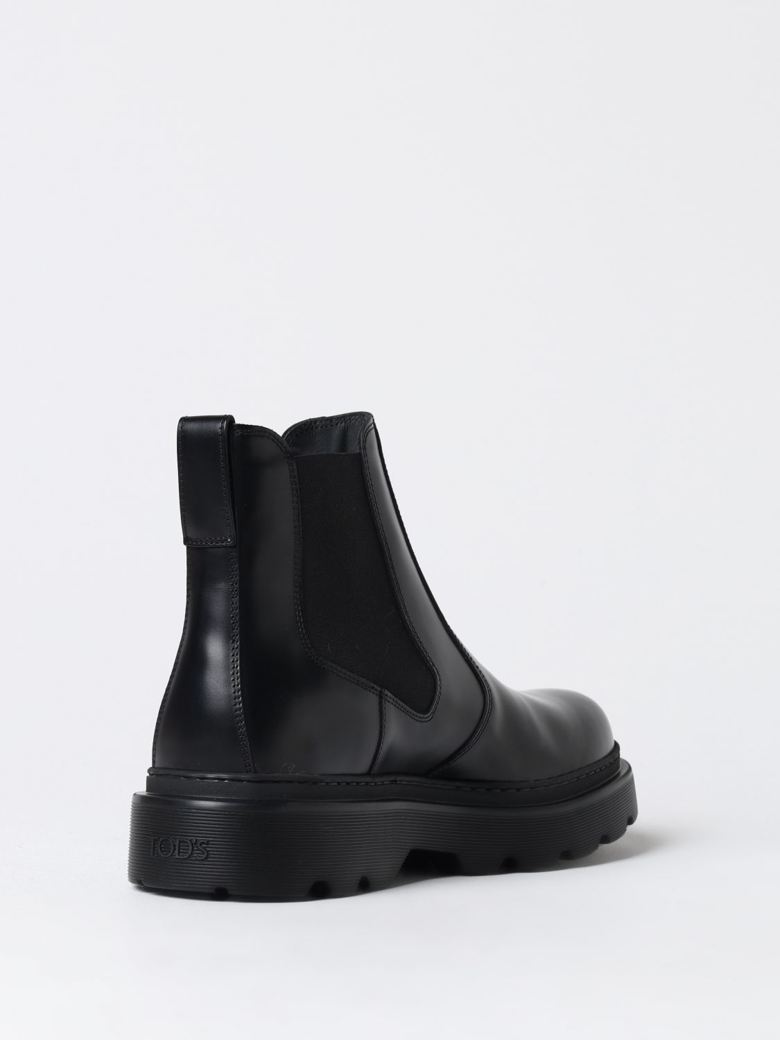 Ankle leather boots - Black