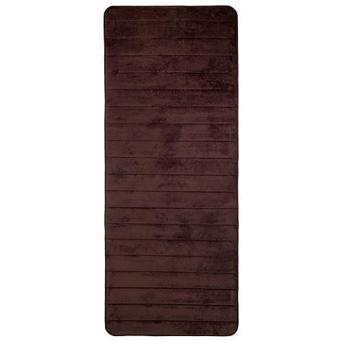"Memory Foam Striped Extra-Long Bath Mat