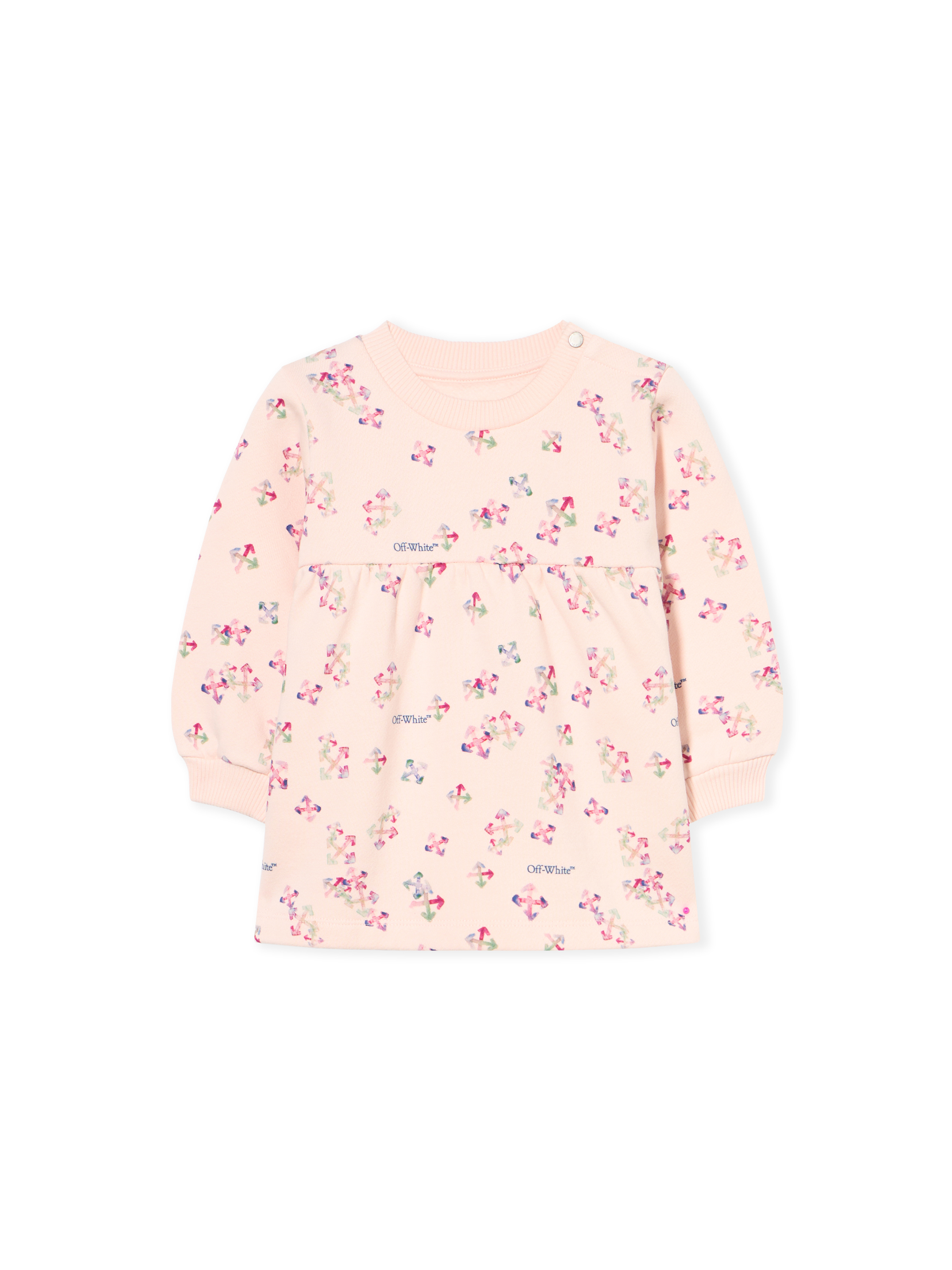Aop Arrow Dress - Kids Baby Soft Pink