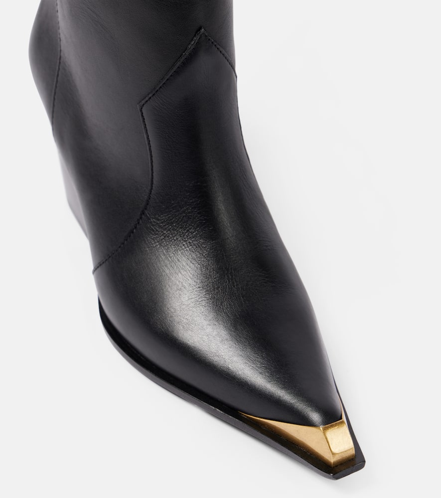 Etro Leather cowboy boots