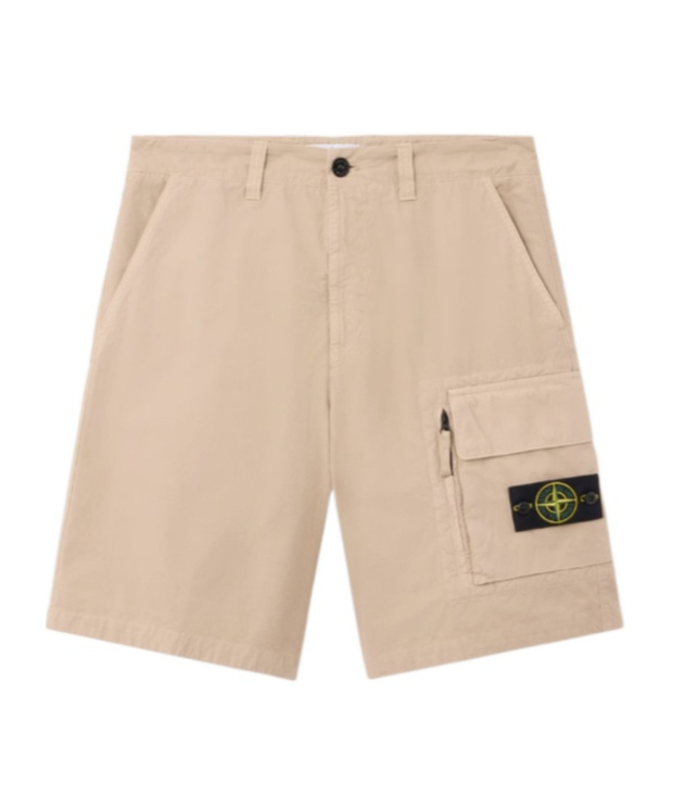 Logo Patch Cargo Shorts