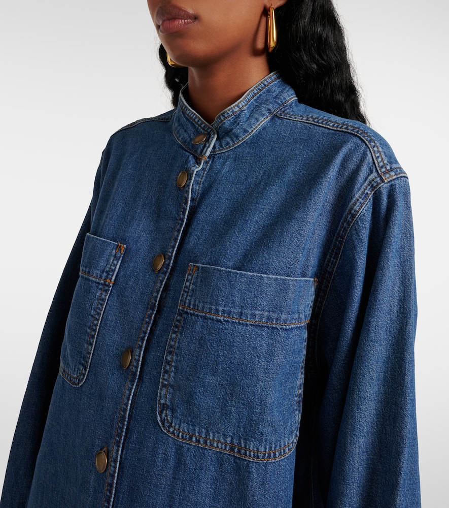 Double Pocket denim shirt dress