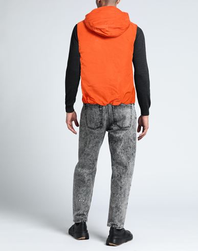 Man Vest Orange Size S Polyamide