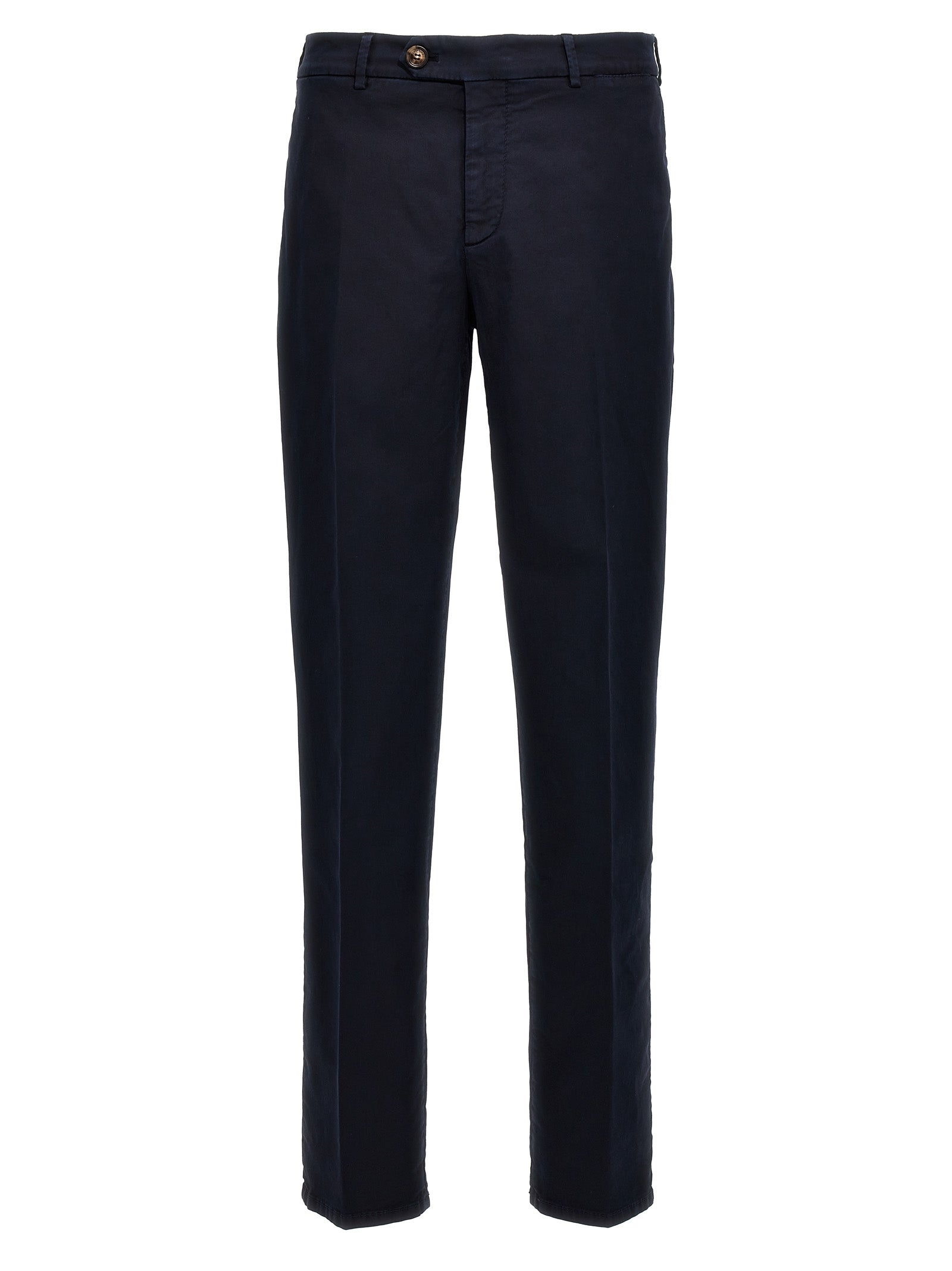 Cotton-Elastane Chino — Navy