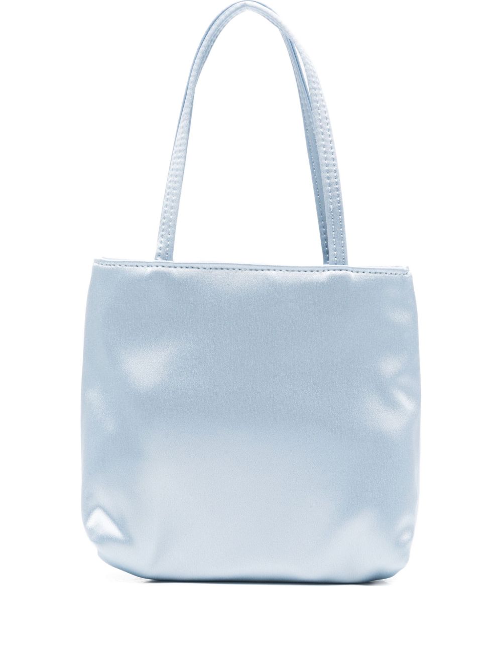 Silk tote bag - Blue