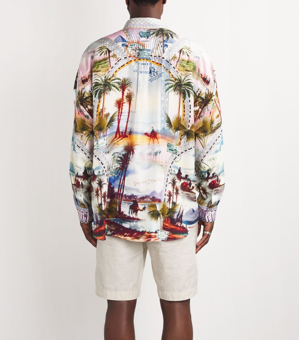 Silk Call Me In Cairo Oversized Shirt