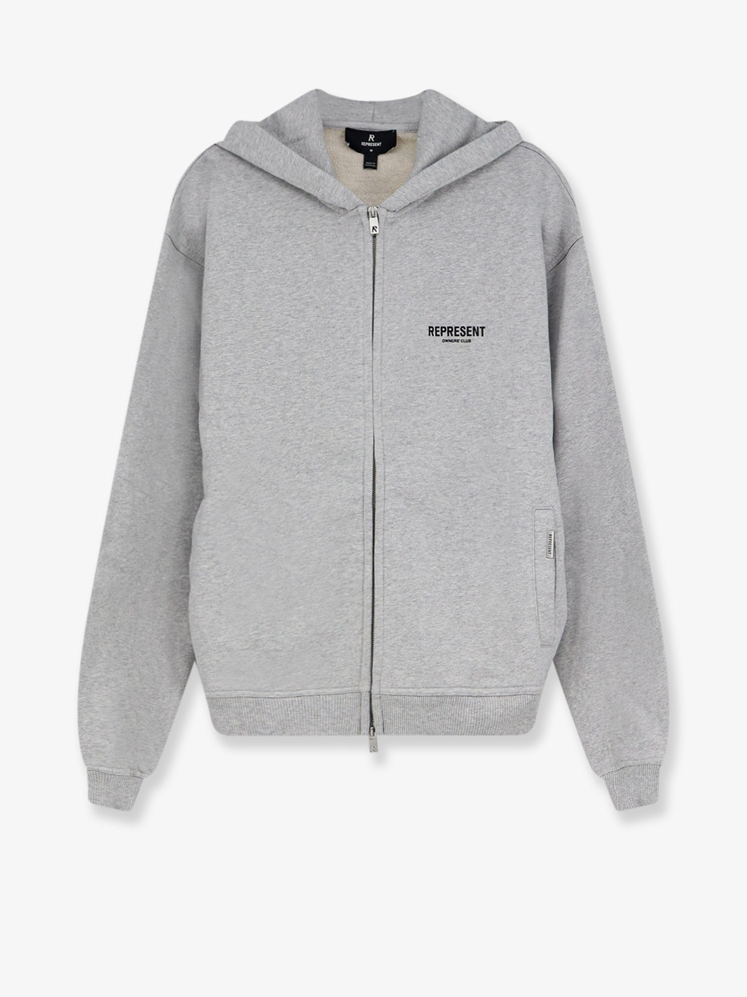 Hooded Cotton Hoodie — Gray