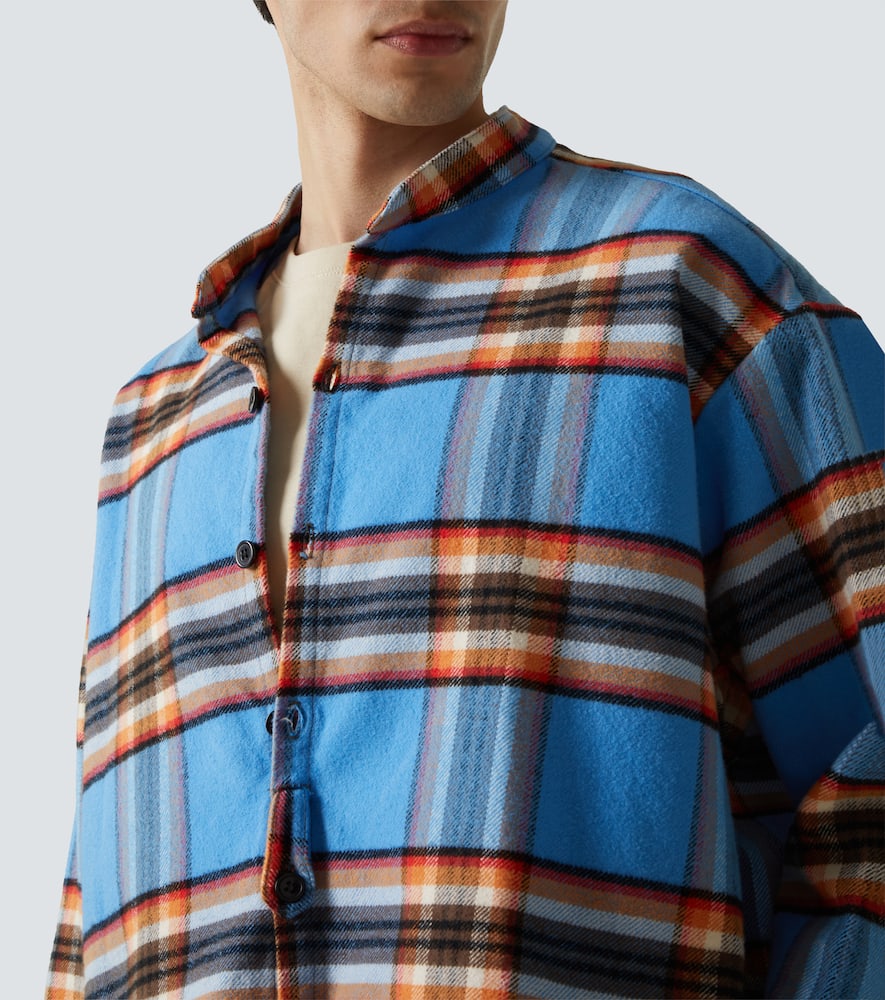 Plaid cotton shirt